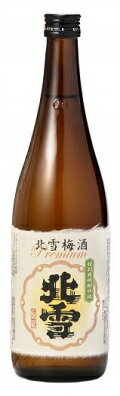 北雪酒造北雪　プレミアム梅酒　特別樽焼酎仕込み　720ml/12本eお届まで14日ほどかかります