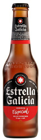 スペイン ビールspainエストレーリャ ガリシア セルベサ エスペシアル 瓶 330ml/24本.kn