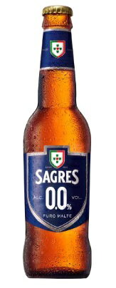 楽天あきさ代引き不可商品　Portugalサグレス ゼロ0.0％（Sagres Zero）瓶　330ml/24本hirポルトガル　ビール代金引き換えを選ばれた場合キャンセル処理させて頂きますお届けまで14日程かかります　沖縄・離島は別途送料がかかります