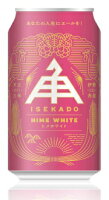 伊勢角屋麦酒イセカド　ヒメホワイト　ISEKADO　HIME WHITE 缶　350ml/24本.eお届けまで14日ほどかかります