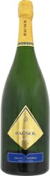 ボゼール　ブリュット　グランド　レゼルヴ　（マグナム）　NV　白泡　1500ml/6本BAUSER　BRUT GRANDE RESERVE　2039e自社所有の最良の一区画をセレクト、さらに一番絞りの果汁のみで醸造。リッチで豊かな味わい、それを引き締めるフレッシュさが絶妙なバランス。