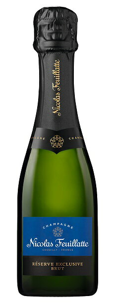 シャンパーニュ　ニコラ・フィアットレゼルヴ・エクスクルーシヴ　ブリュット　200ml/3本.hnNicolas Feuillatte Reserve Exclusive Brut