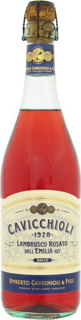 カビッキオーリ　ランブルスコ　ロザート　ドルチェ　NV　750ml/3本CAVICCHIOLI　LAMBRUSCO ROSATO DOLCE　726e