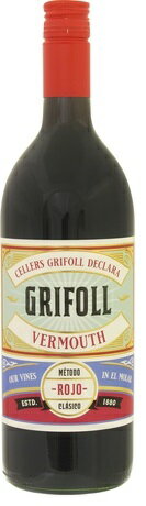 グリフォイ　デクララ　ベルモット　ロホ　(SC)　NV　1000ml/12本GRIFOLL DECLARA　VERMOUTH ROJO.443e　地中海を思わせるアロマティックなフレーバードワイン。優しい口当たりに、甘みと余韻の苦みが非常に心地よくユニーク。