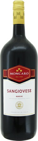 モンカロ　マルケ　サンジョベーゼ　マグナム　（SC）　2022年　赤　1500ml/12本.MONCARO　MARCHE SANGIOVESE MAGNUM 2420e鮮やかなルビー色と、飲み口の優しさで人気の「サンジョベーゼ」。ケース重量：15.5kg