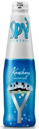 SPY KAMIKAZE（SPYカミカゼ）瓶　275ml/24本.YR.ik大人に人気のカクテル「カミカゼ」をイメージした、ブルーライムが香るさわやかな味わい。