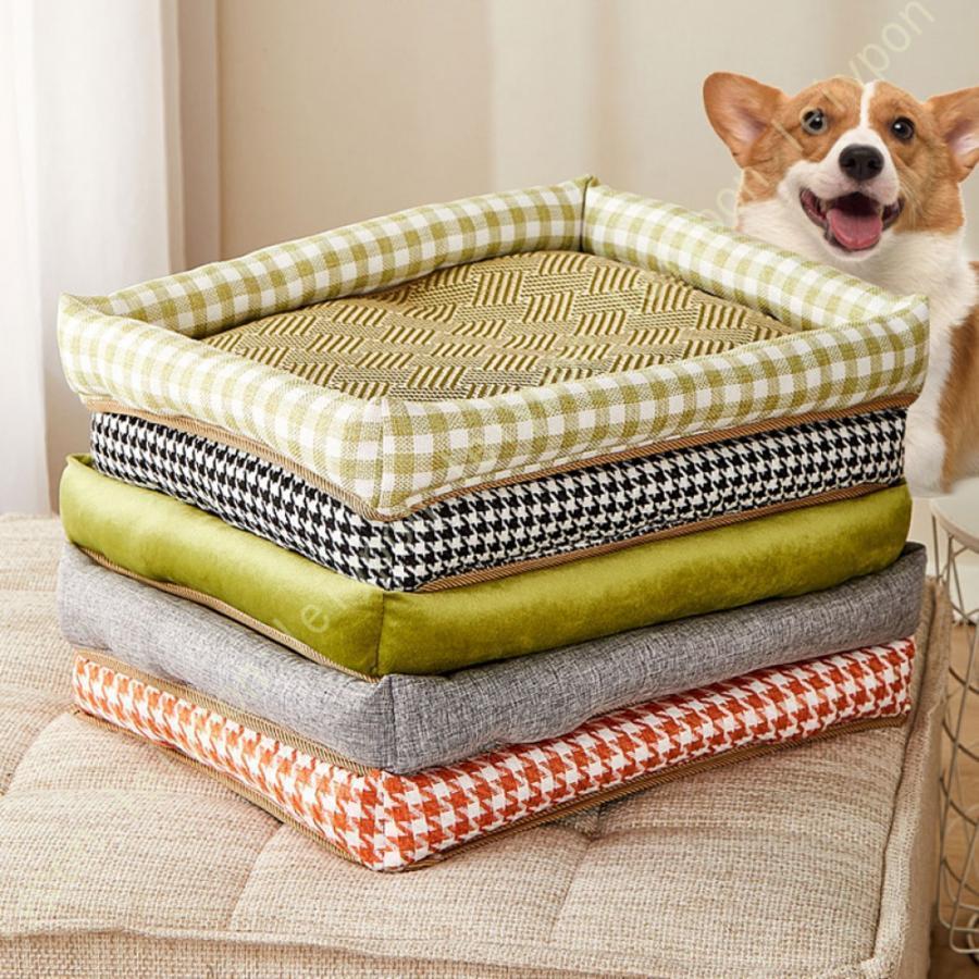 樂天商城 - ペット マット 夏対策 ペットベッド 犬用 マット 犬 猫 ペットマット 暑さ対策 グッズ 子犬 介護 通気性 滑り止め 洗える 夏用 シート ペット用品 涼しい