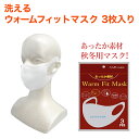 名入れ 出来ません 温かい 秋冬用 洗える ウォームフィット マスク冬 秋冬 3枚入り 布マスクホット 暖かい 咳 花粉 風邪 男女兼用 大人用 普通郵便 なら 送料無料 国内出荷 mask c19 郵)