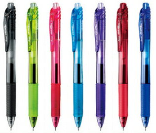 名入れ 出来ませんぺんてる ボールペン エナージェル・エックス 0.5mm BLN105送料別Pentel ニードルチップ プレゼント 文房具 筆記用具 名入無