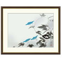 アート額絵 速水御舟 朝顔 受注生産 高精細巧芸画 手彩補色 名画 おしゃれ フレーム付き 海外美術館スタイル