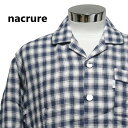 パジャマ LLサイズ メンズ 春夏 紳士 長袖 長ズボン nacrure 2重ガーゼ 綿100% テーラー襟 前あき 紳士 ナイトウエア