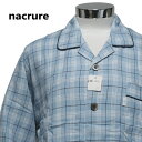 パジャマ LLサイズ メンズ 春夏 紳士 長袖 長ズボン nacrure 2重ガーゼ 綿100% テーラー襟 前あき 紳士 ナイトウエア