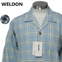 【在庫限定SALE品】パジャマ LLサイズ メンズ 春夏 長袖 長ズボン WELDON ウェルドン 2重ガーゼ 綿100% テーラー襟 前あき 紳士 ナイトウエ...