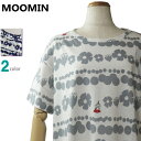 パジャマ Mサイズ レディース 半袖 ネグリジェ MOOMIN ムーミン 天竺ニット 綿100% 丸首 プルオーバー 婦人 ナイトウエア