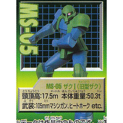 ザクI (旧型ザク) (単品) 【 ガシャポン HGシリーズ MSセレクション9 】 バンダイ 【中古】