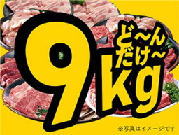 【送料無料 】贈り物に最適 牛玄亭 お肉だけ通販プラン30人前 どーんと9kgとソーセージ60本セット