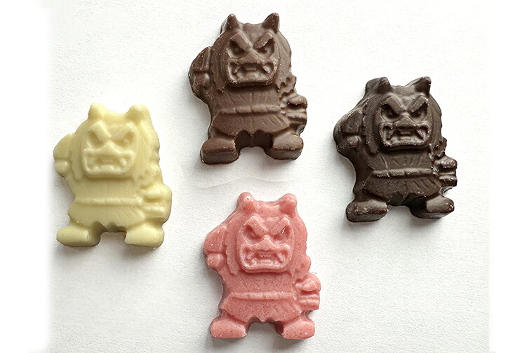 秋田天国の【送料込】なまはげチョコレート・キューブ　2箱　（秋田県 秋田 チョコ なまはげ バレンタイン ギフト）｜アングル3