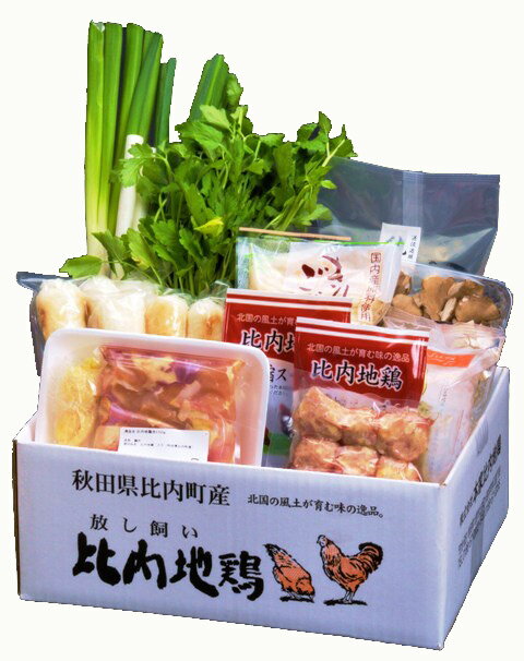 本家比内地鶏 きりたんぽ鍋セット 3人前