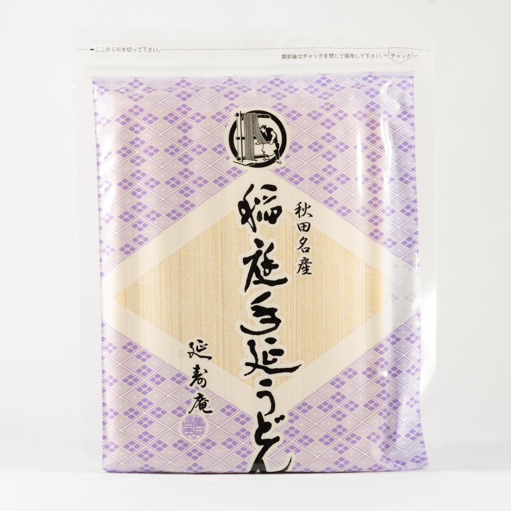 伝統製法と匠の技で手間と時間をかけて作られる「稲庭手延うどん」です。 従来の長さ（34cm）の半分の長さで調理がしやすい長さです。 北海道産小麦100％使用し、 4日間かけて、一本一本丹念につくり上げました。 コシが強くツルツルとした、のど...