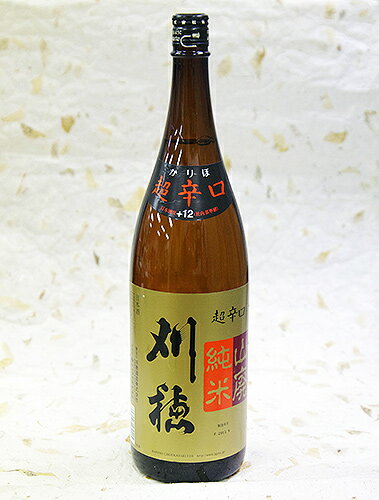 刈穂酒造 刈穂 山廃純米 超辛口 1800ml カートンなし 1