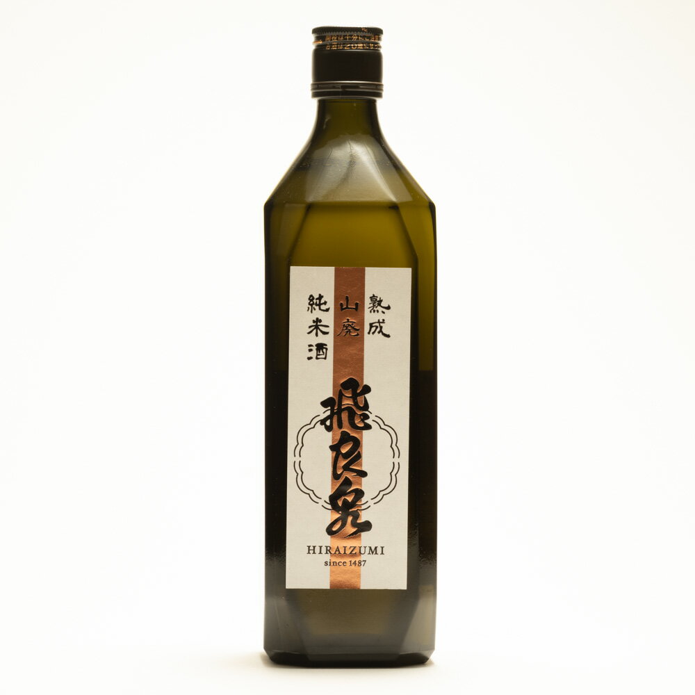 飛良泉本舗熟成山廃純米酒 720ml　（専用箱を希望された場合、専用箱代120円を加算いたします。）