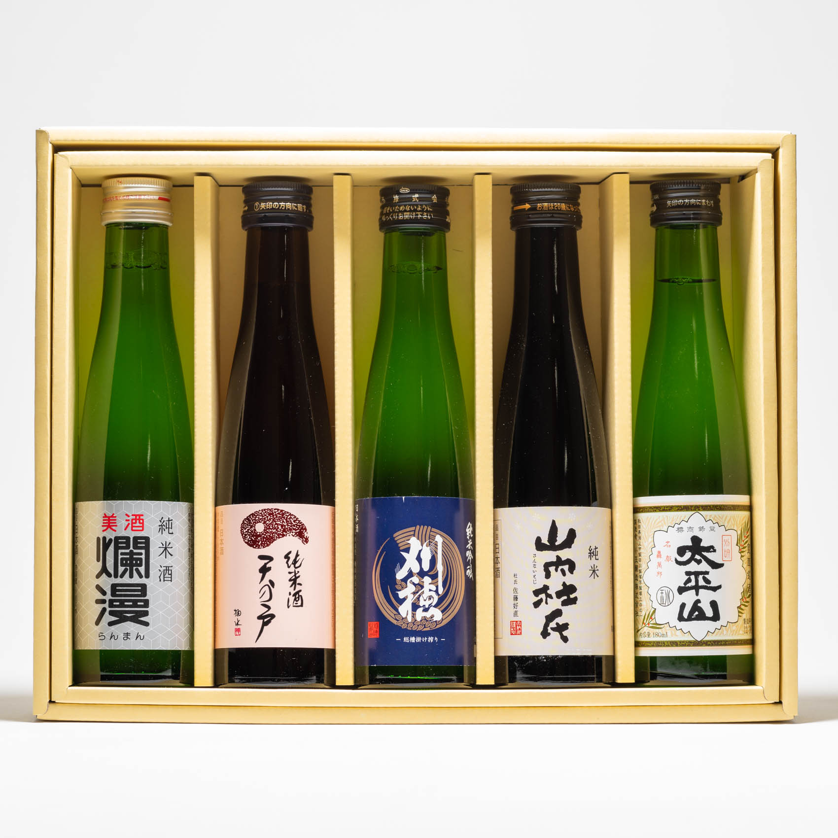 秋田の地酒のみくらべDセット 180ml×5本セットの商品画像