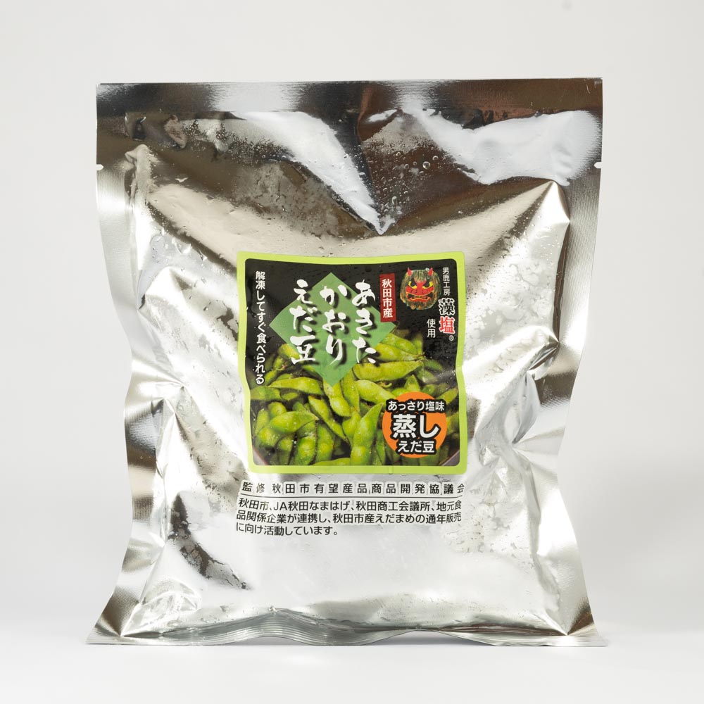 【冷凍便発送】秋田米飯給食事業協同組合あきたかおりえだ豆 あっさり塩味蒸しえだ豆 200g