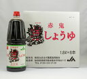 秋田なまはげ農協 なまはげしょうゆ 赤鬼 1800ml 6本