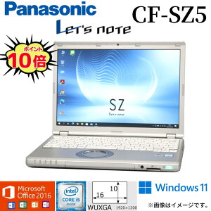 ڿ͵ ۥƥ  Ρ Panasonic Let's note CF-SZ5 åĥΡ 8GB ®SSD256GB ٤OS Windows7 Windows10 Windows11 Office 6Core i5 WiFi Bluetooth Web ХPC ե  ŹĹ ǥ