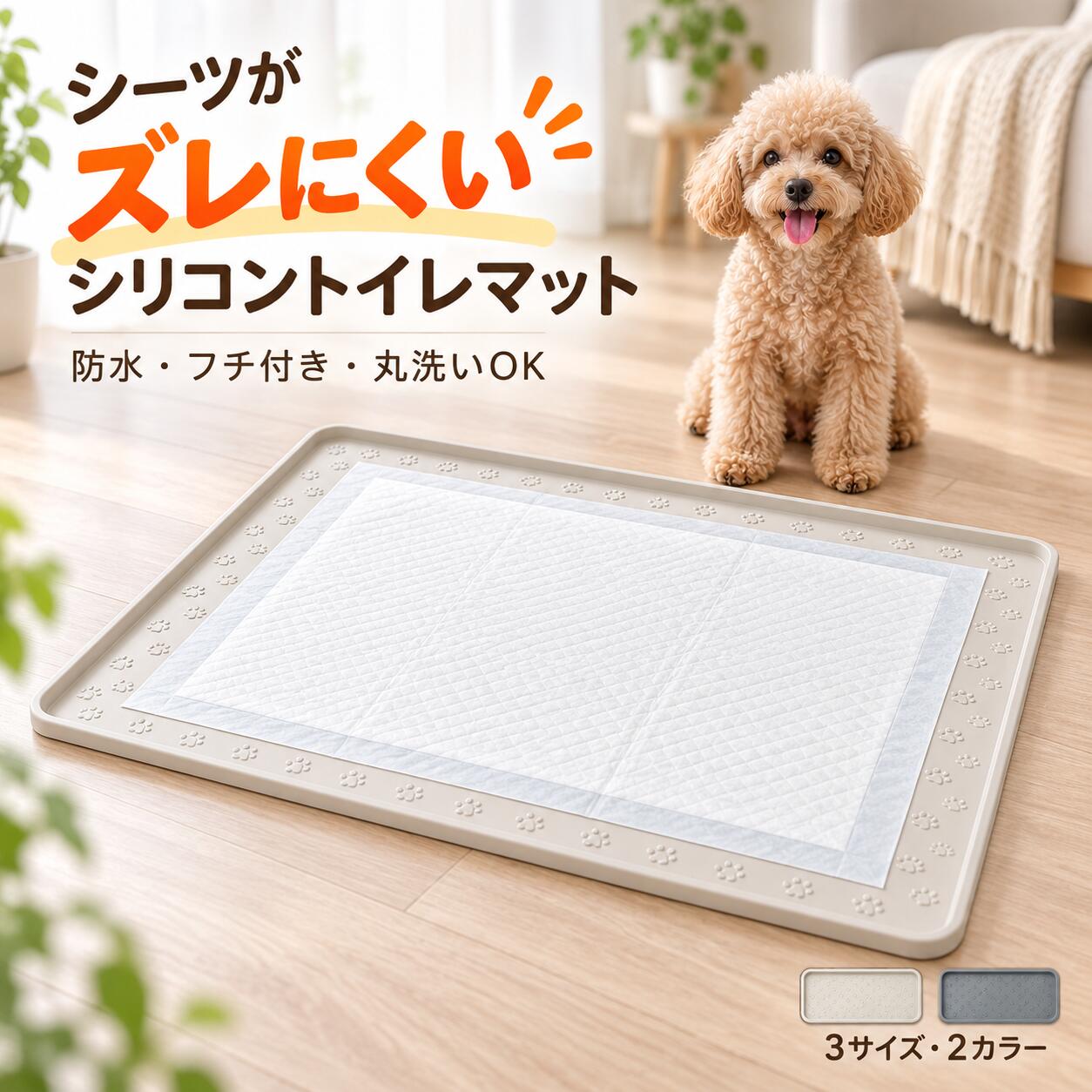 楽天市場】犬 柄 トイレ マットの通販