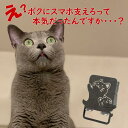 スマホスタンド かわいい おしゃれ ベッド 猫 送料無料 日本製 可愛い 贈り物 ギフト 誕生日 お祝い キャラねこ（ワンピースタイプ）のおやこのネコちゃんが スマホ iPhoneスマホ iPhone を支えます。スマートフォン アイパッド も大丈夫！