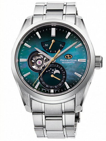 オリエント ORIENT 腕時計 オリエントスター 70周年記念限定700本 星雲 メカニカルムーンフェイズ 日本製 自動巻(手巻付き) セミスケルトン RK-AY0006A メンズ [国内正規品]のサムネイル