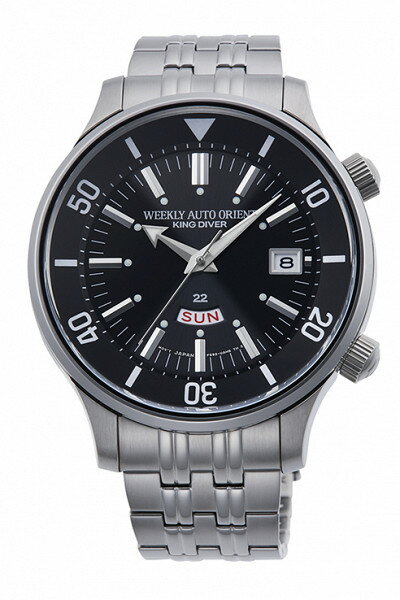 オリエント ORIENT 腕時計 キングダイバー 復刻版 自動巻き(手巻付き) メンズ 日本製 ブラック RN-AA0D01Bのサムネイル