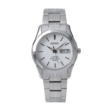 セイコー SEIKO 腕時計 クオーツ 日本製ムーブメント 海外モデル ホワイト文字盤 サファイアガラス SGG713P1　メンズ [逆輸入品]