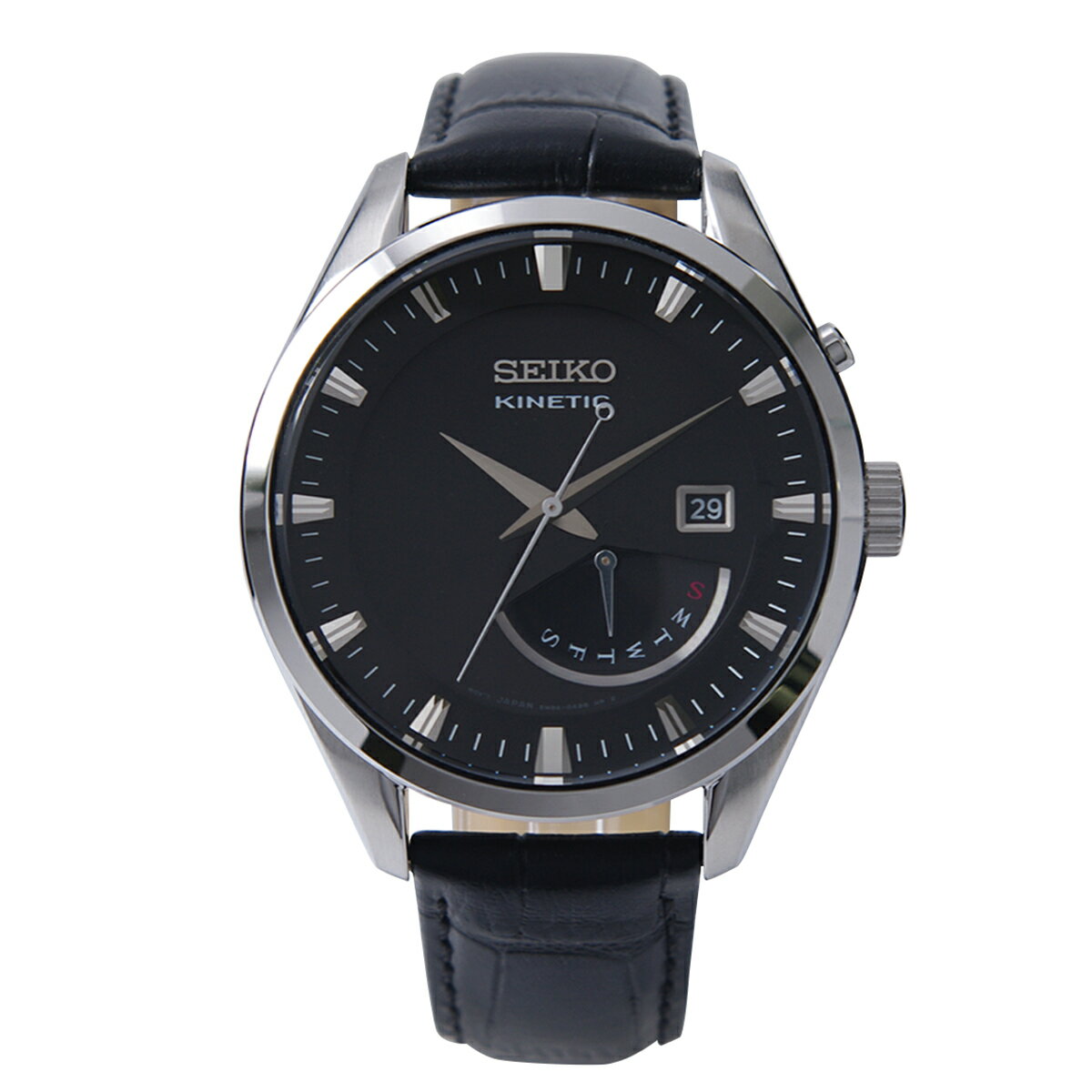 セイコー SEIKO 腕時計 海外モデル KINETIC キネティック レトログラード ブラック SRN045P2 メンズ [逆輸入品]