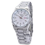 セイコー SEIKO 5 腕時計 機械式 自動巻き ホワイト文字盤 海外モデル SNK559J1 メンズ [逆輸入品]