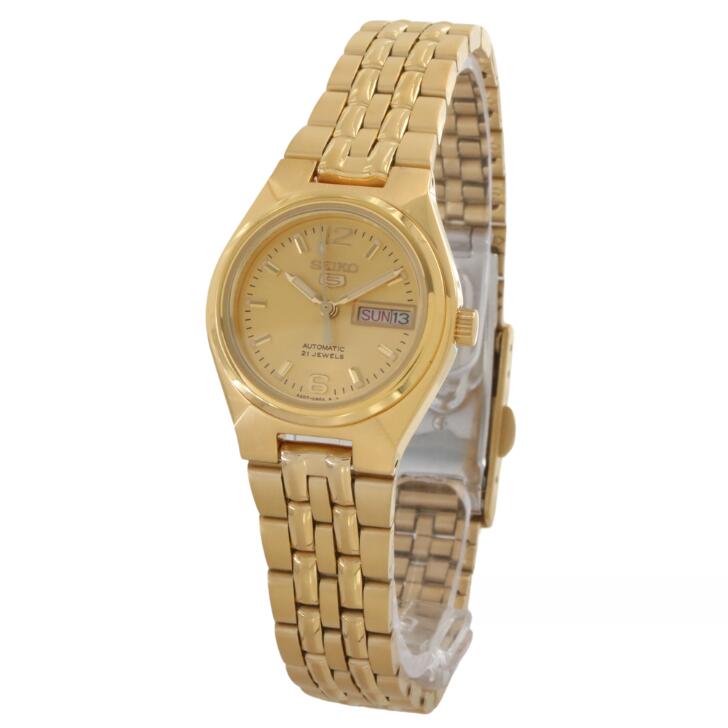 【12/1限定★抽選で最大100%Pバック(要エントリー/24時間限定)】セイコー SEIKO セイコー5 腕時計 海外モデル 自動巻き(手巻付き) ゴールド SYMK36K1 レディース「並行輸入品」