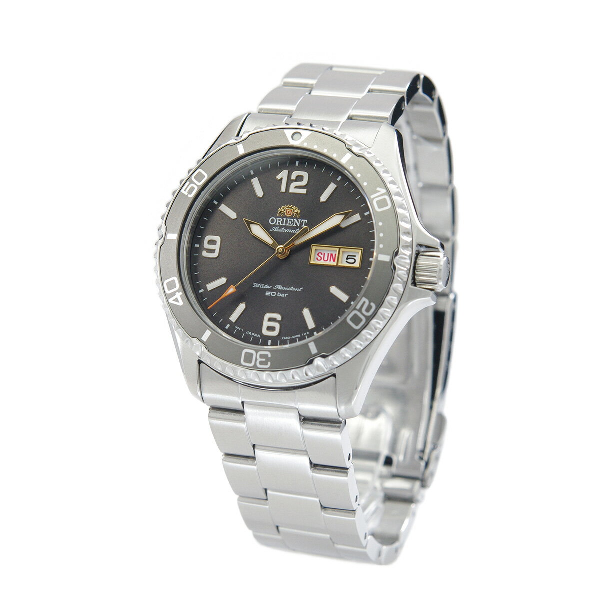 オリエント ORIENT 腕時計 自動巻き(手巻付き) 海外モデル DIVER-DESIGN グレー MAKO3 サファイヤクリスタル RA-AA0819N19B メンズ [逆輸入品]のサムネイル