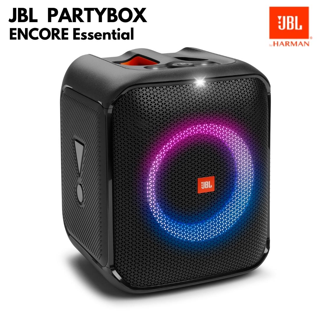 JBL PARTYBOX ENCORE ESSENTIAL ポータブル パーティースピーカー IPX4防水 ライトショー Bluetooth ワイヤレス JBLPBENCOREESSJN ブラック