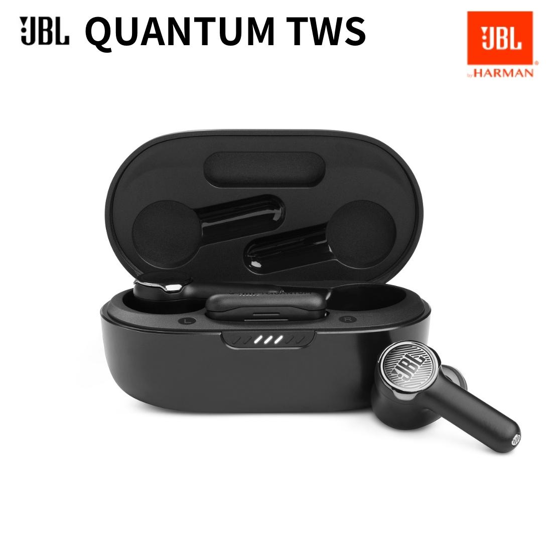 楽天アッキーインターナショナル【5/18限定★抽選で最大100％Pバック 要エントリー】JBL QUANTUM TWS ハイブリッド ノイズキャンセリング搭載 ゲーミング 完全ワイヤレス イヤホン マイク付き 2.4GHz Bluetooth JBLQUANTUMTWSBLK ブラック 送料無料