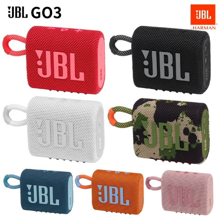 【国内正規品】JBL GO3 ポータブルスピーカー IP67等級防水 Bluetooth ワイヤレス JBLGO3 (カラー: 7色)【送料無料】