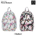 ROBIN RUTH フラワー リュックサック JAPAN BJP064 ブラック/ライトブルー 送料無料