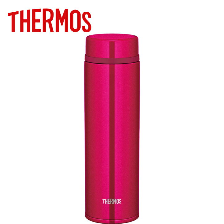 THERMOS 真空断熱ケータイマグ ストロベリーレッド 超軽量コンパクト スクリュータイプ 丸ごと水洗いOK 480ml 保温・保冷両用 JNW-480 SBR