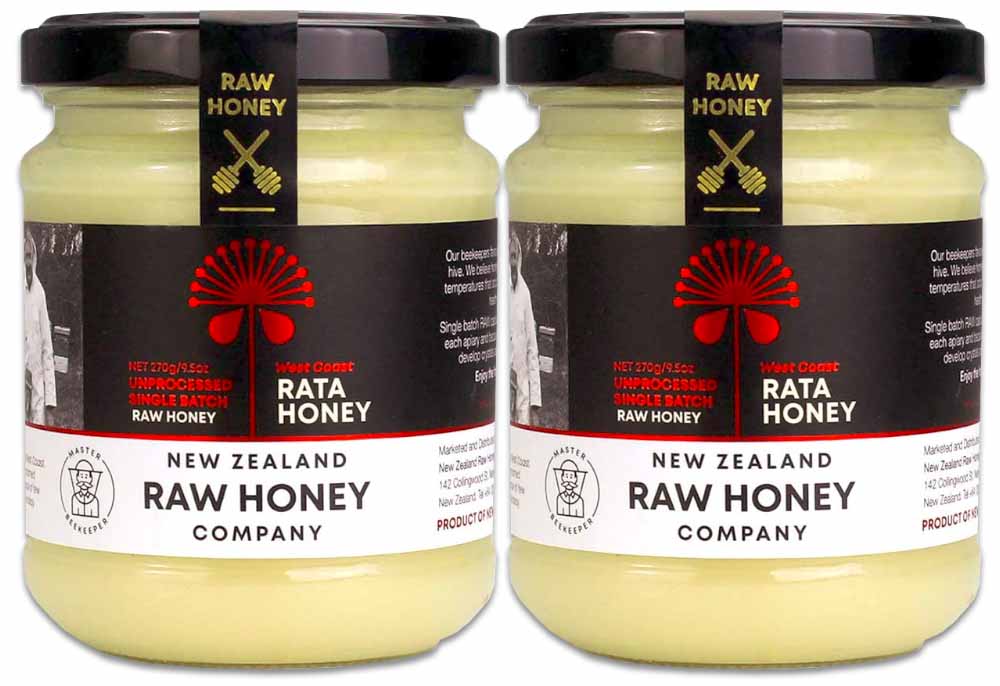 ラタハニー RATA HONEY ニュージーランド産 270g ×2瓶セット RAW RATA HONEY 生 はちみつ 蜂蜜アワード金賞 クリームハニー 白い蜂蜜 高級 ロウハニー 生はちみつ ホワイトハチミツ 白い生はちみつ (2瓶セット) プレゼント プチギフト 父の日 お中元のサムネイル
