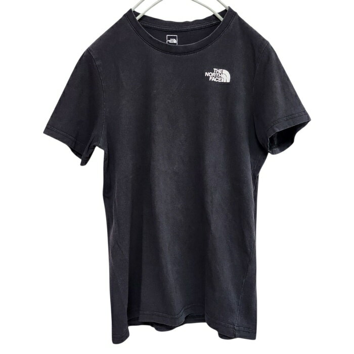 T-Shirts （Short Sleeve） - 古着　ノースフェイス　Tシャツ　カットソー　半袖　黒　ブラック　ロゴプリント　キッズ　子供　子供服　サイズ150　韓国　中古　ヴィンテージ　ユーズド