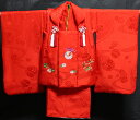 七五三 着物 3歳 女の子 正絹 被布セット 新品73j290