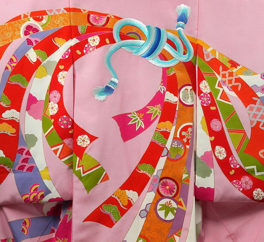 お宮参り 着物 女 女児祝着 正絹 のしめ 初着 産着 新品j31030