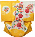 お宮参り 着物 女 女児祝着 正絹 のしめ 初着 産着 新品j31050