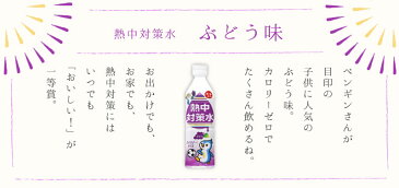 熱中対策水 ぶどう味 500ml 10ケース(240本) まとめ買い 赤穂化成 熱中症対策 暑さ対策 夏バテ予防 塩分補給 ミネラル補給 レジャー 部活 工事現場 部活動 現場作業 スポーツ カロリーゼロ 海洋深層水 国産 子供 高齢者