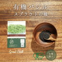 バジル スプラウト種 有機種子 バジル スプラウト 有機 8g 約4800粒 家庭菜園 種 オーガニック スーパーフード 栽培 ギフト 野菜 有機野菜 有機栽培...
